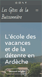 Mobile Screenshot of gites-labuissonniere.com